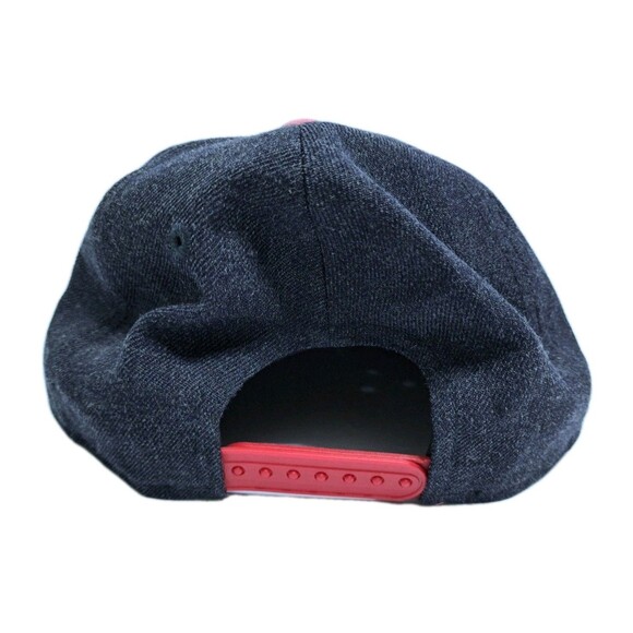 USA New Era 9Fifty Hat Snapback Soccer Team Patch Cap Adjustable Red Blue Wool - Picture 3 of 7